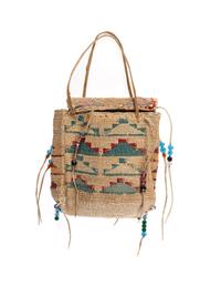 Nez Perce Miniature Corn Husk Bag