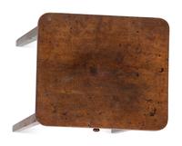 A Federal Urn and Vine Inlaid Walnut One-Drawer Work Table
