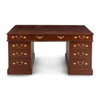 A George III Mahogany Partner's Desk