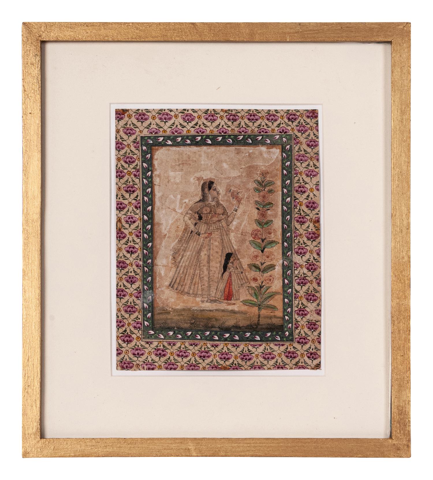 Four Indian Miniature Paintings