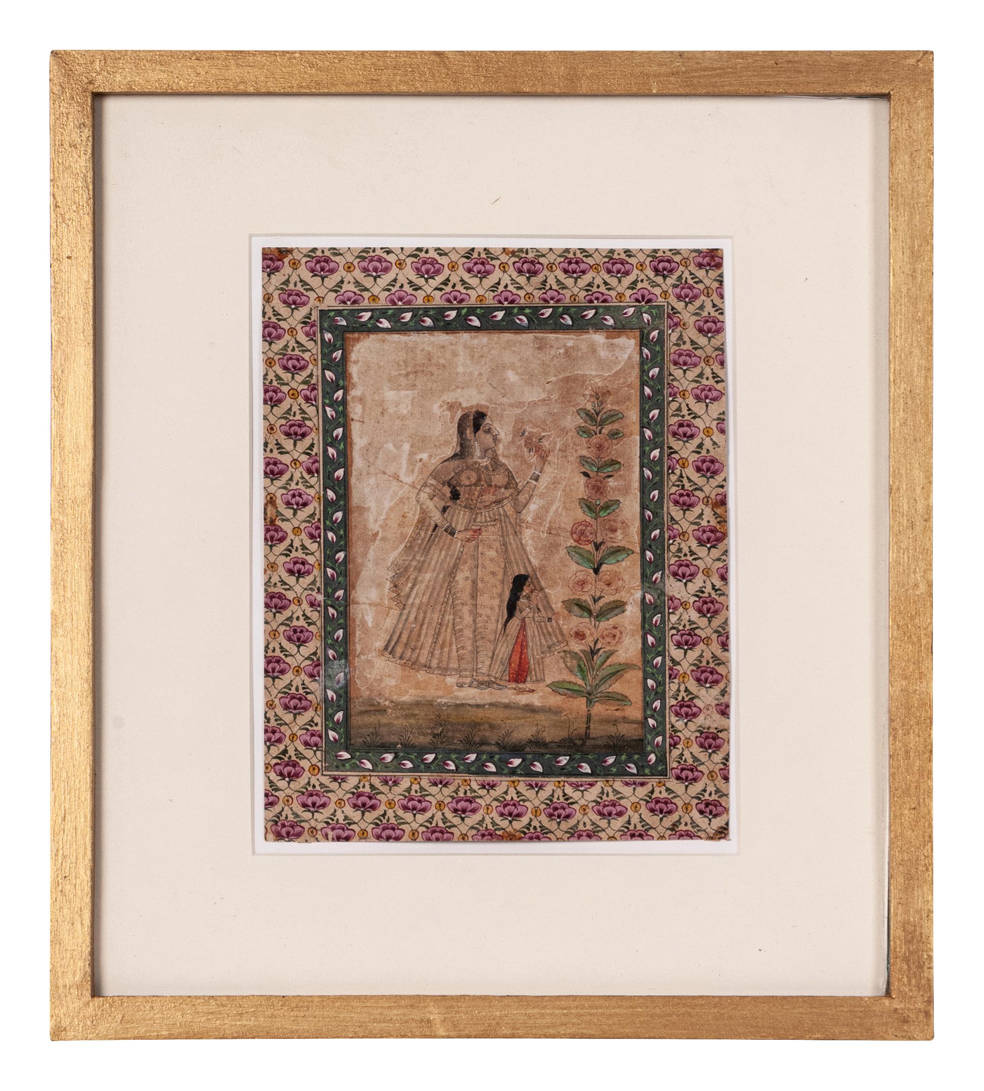 Four Indian Miniature Paintings