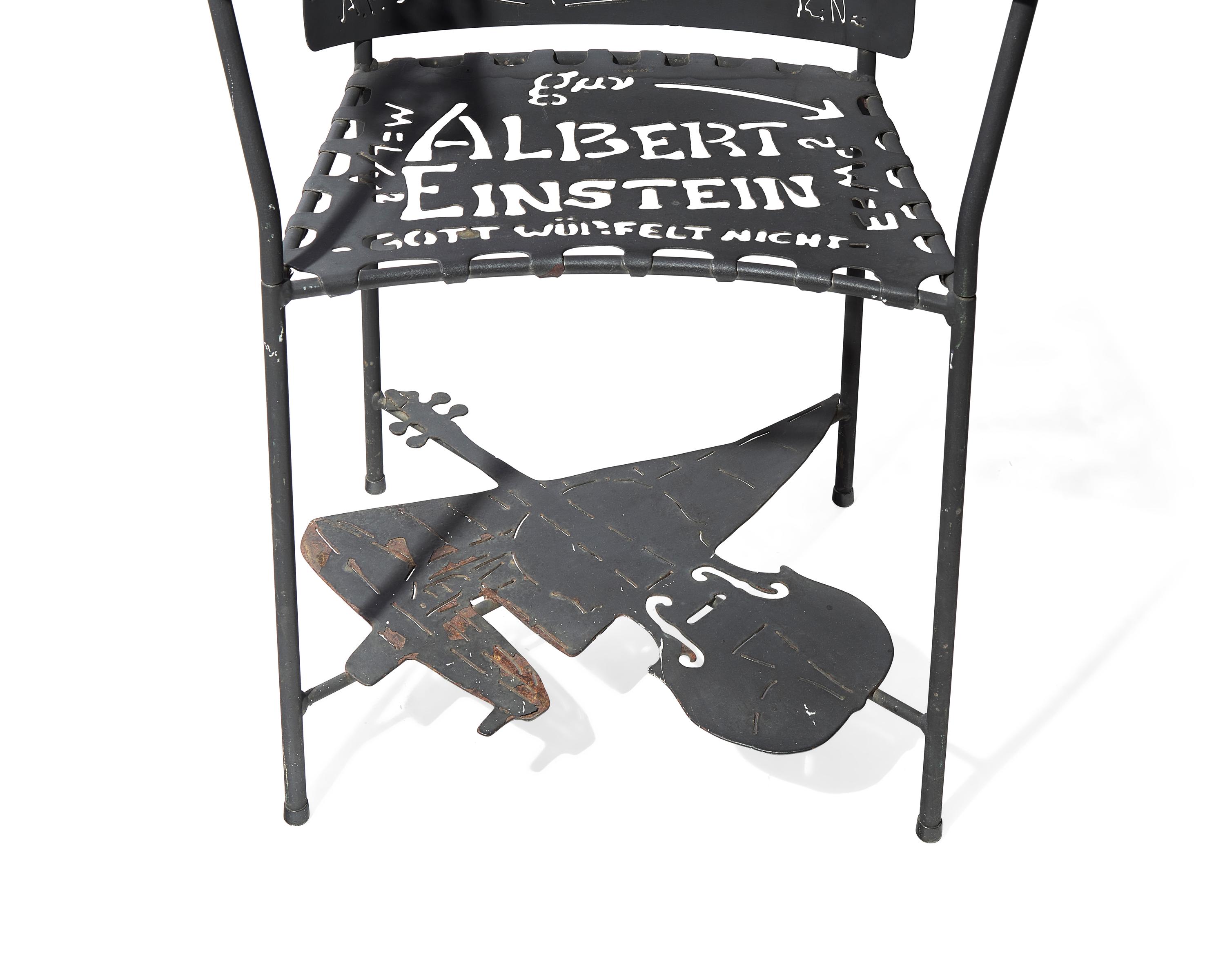 Niemi, Ries. Commemorative Metal Albert Einstein Chair