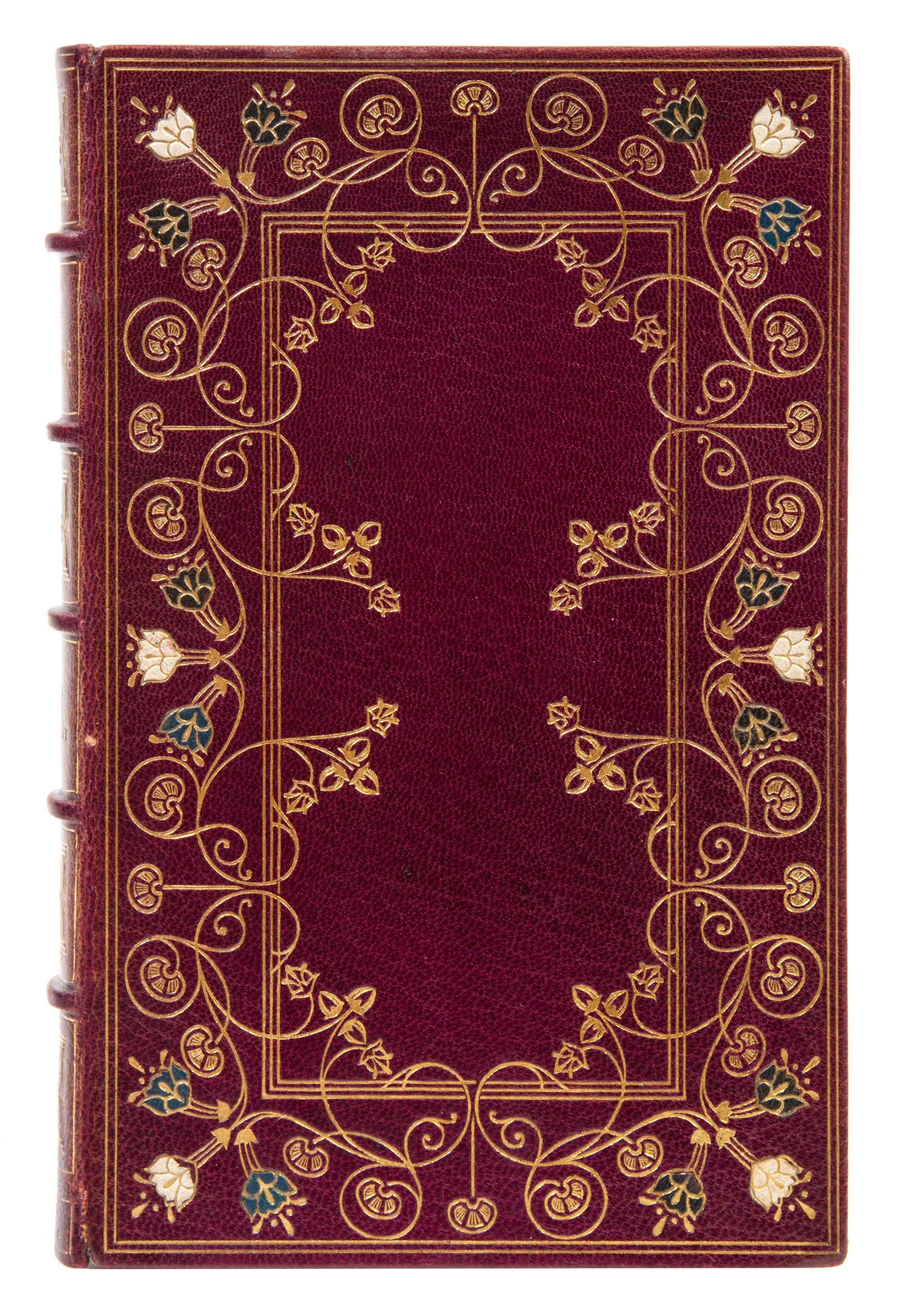 (BINDINGS) GAULTIER, THEOPHILE. [Works.] Paris, n.d. 3 vols. Limited edition, finely bound.