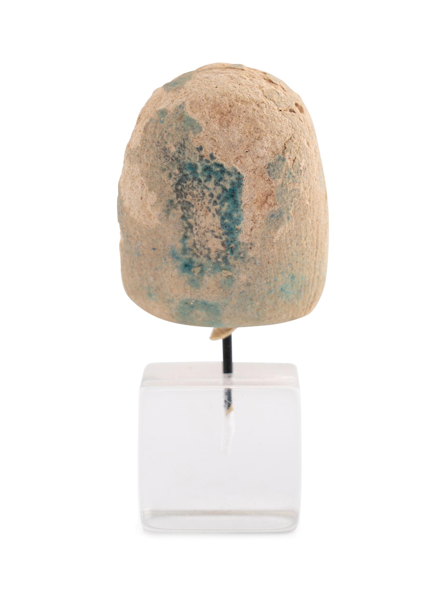 An Egyptian Faience Bust of a Female