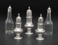 A George II Silver Cruet Set