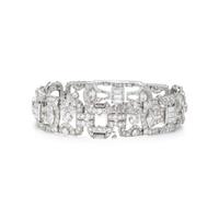 ART DECO, PLATINUM AND DIAMOND BRACELET
