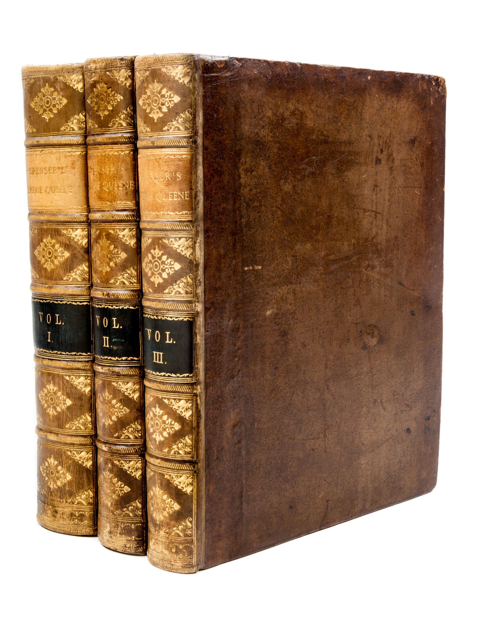 SPENCER, (EDMUND) The Faerie Queene. London, 1751. 3 vols.