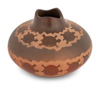 Sgraffito Pottery Jar