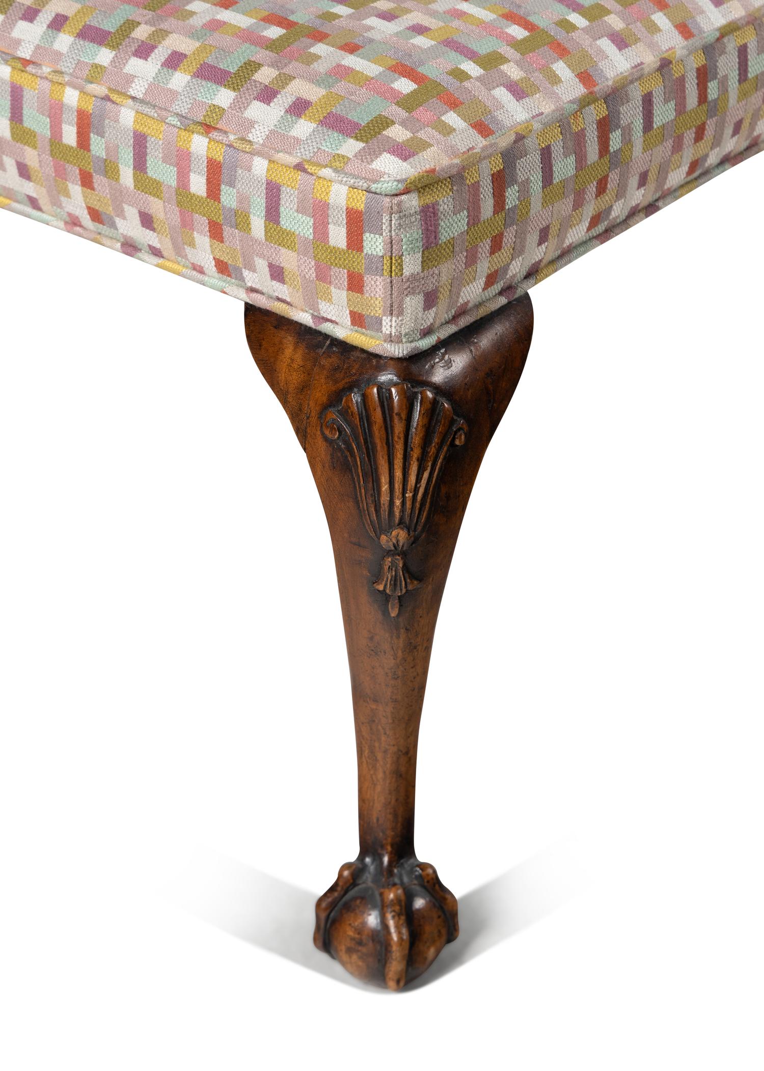 A George II Style Walnut Stool
