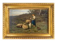 Young Girl with Sheep