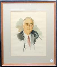 Elizabeth Shoumatoff, (American/Russian, 1888-1980), Franklin D. Roosevelt, 1952