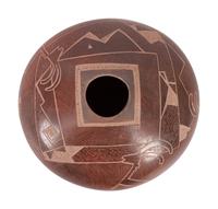 Sgraffito Jar, with Pronghorn Deer
