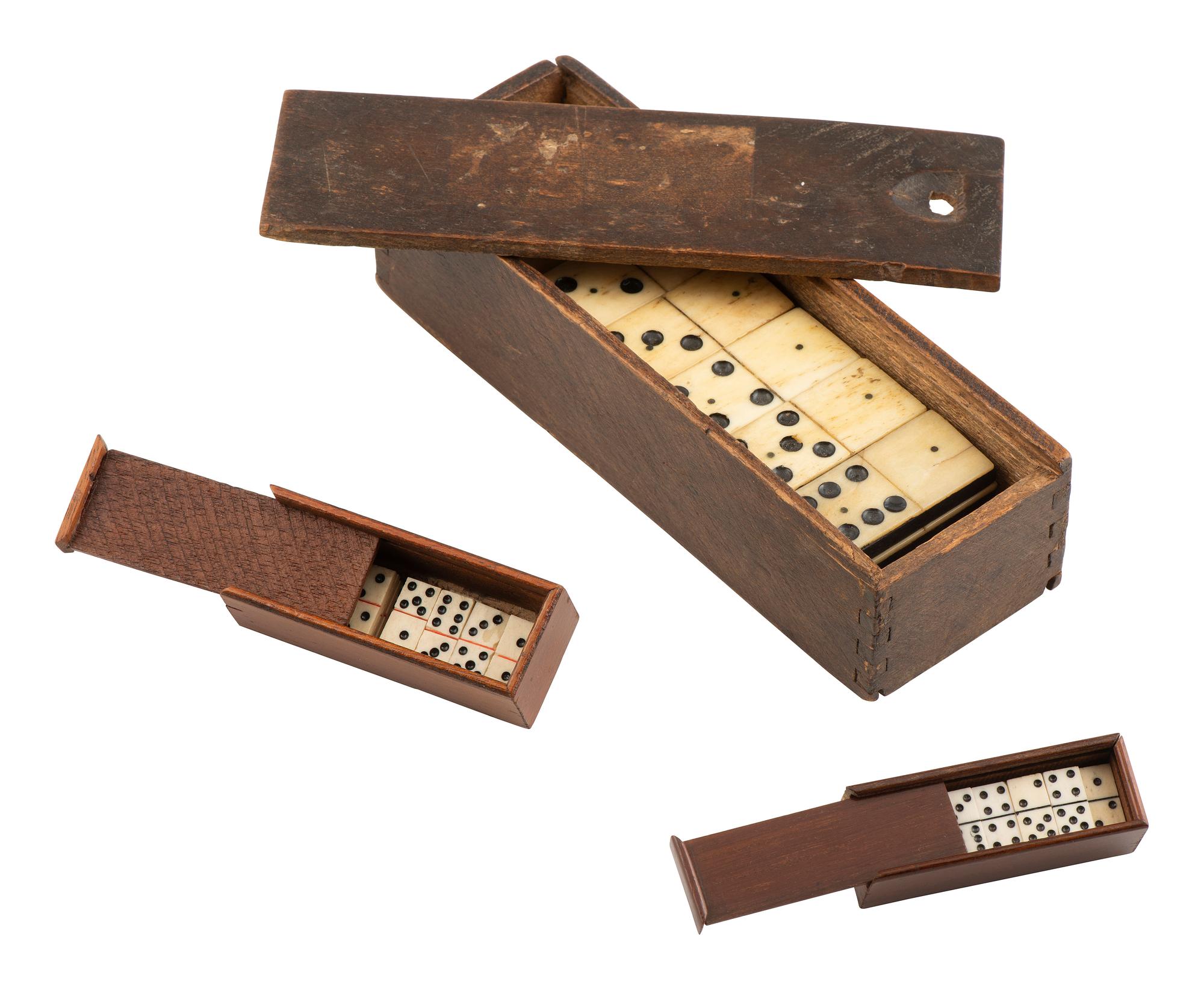 [CIVIL WAR]. Three Civil War-era domino sets, comprising: