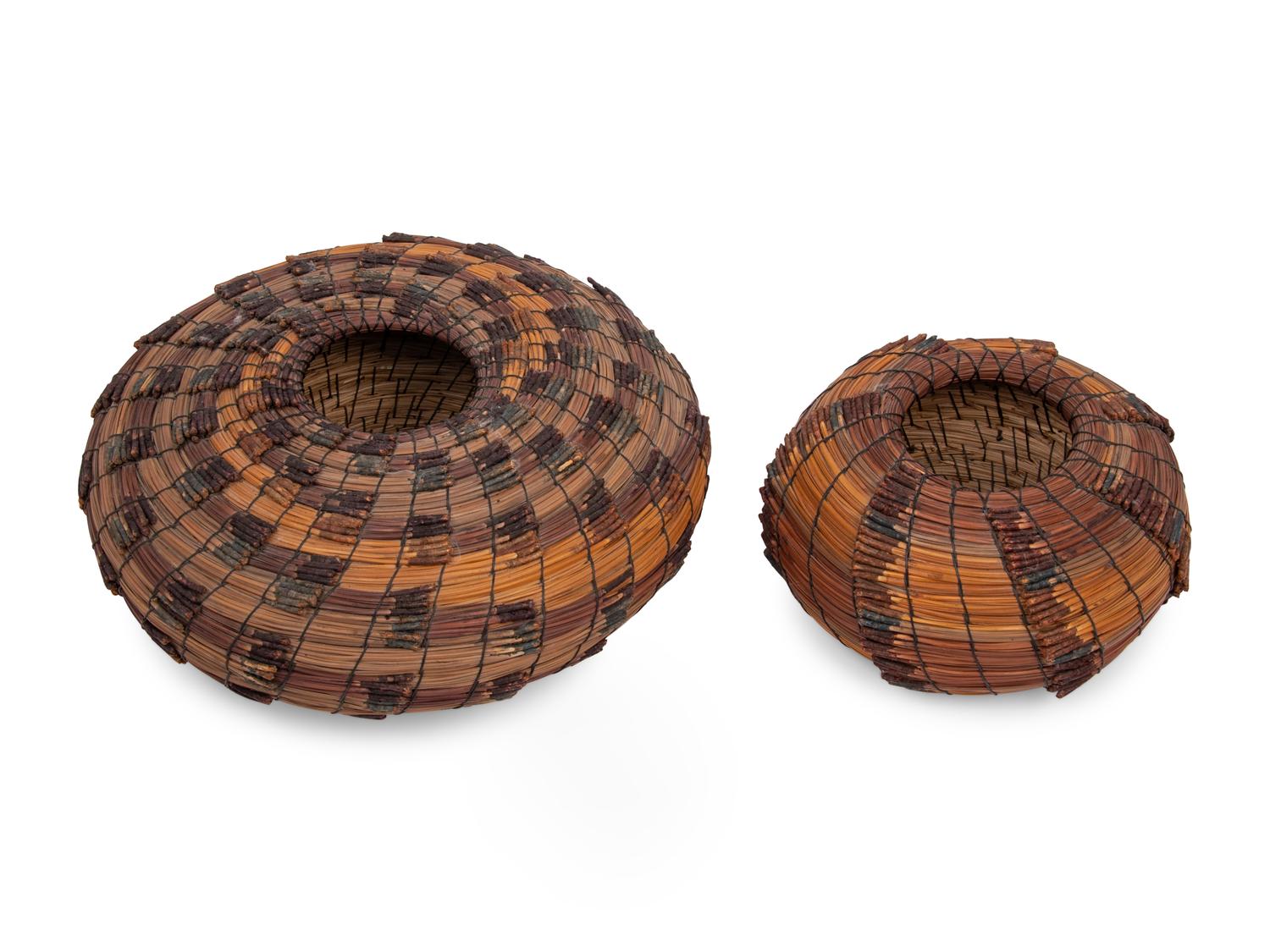 Two Woven Baskets