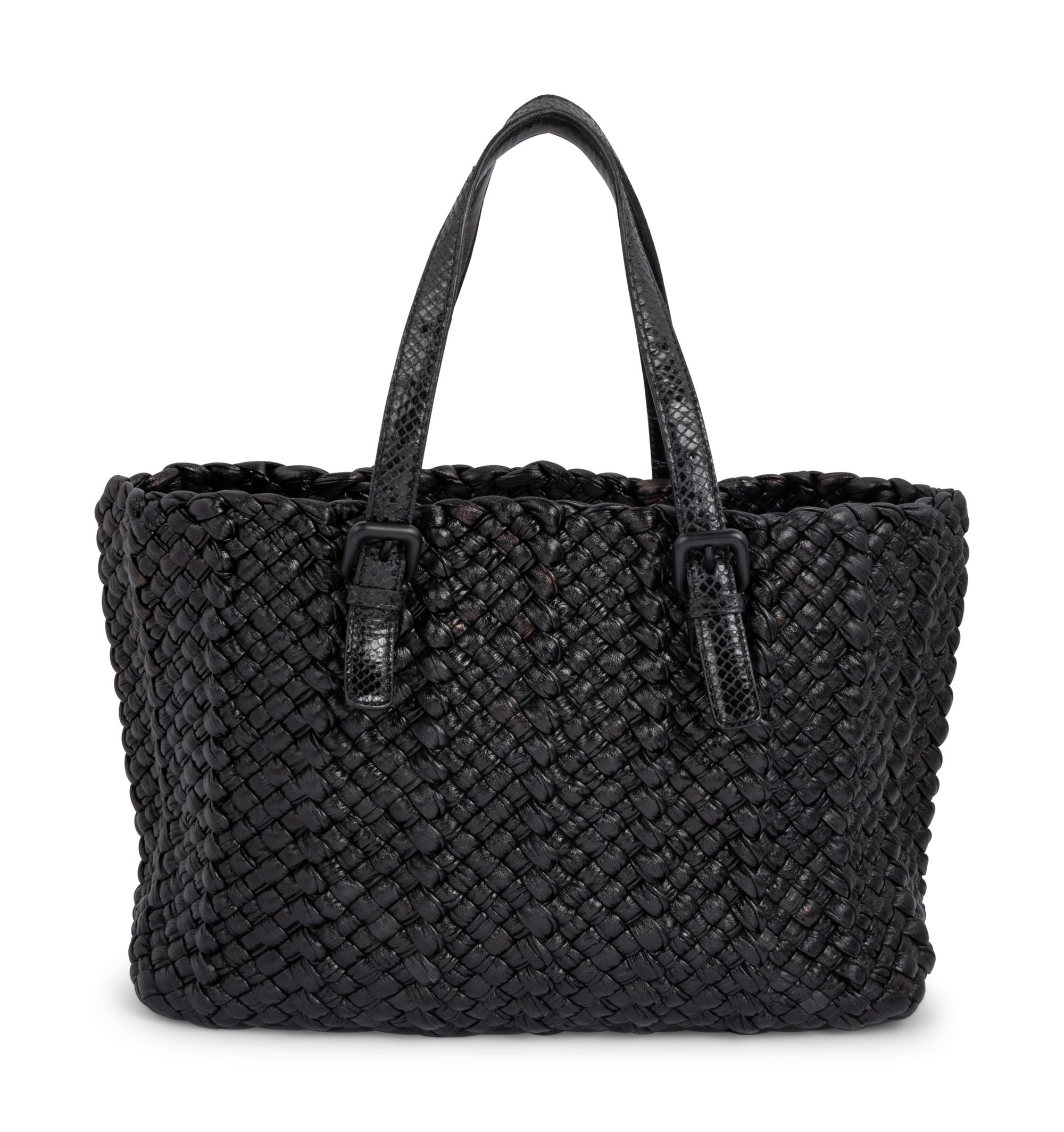 Bottega Veneta Intrecciato Leather Tote with Pouch, c. 2015-20