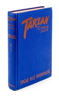 BURROUGHS, EDGAR RICE. Tarzan and "The Foreign Legion." Tarzana, CA, 1947. First edition.