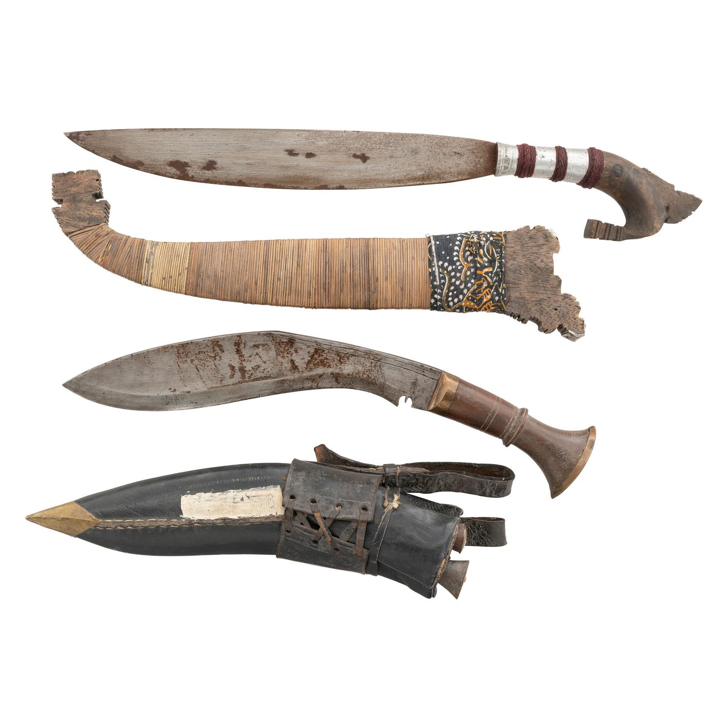 Two Ethnographic Edged Weapons: Nepalese Kukri and Filipino Barong