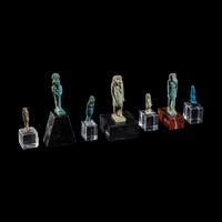 Seven Egyptian Faience Amulets