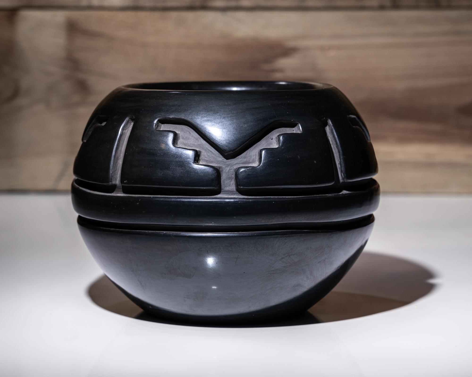 Blackware Pottery Jar