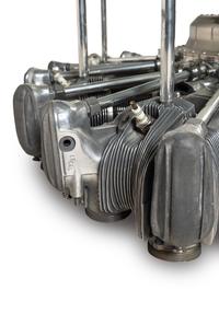 A Nine Cylinder Radial Airplane Engine Adapted as a Coffee Table
