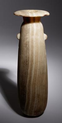 A Large Egyptian Alabaster Alabastron