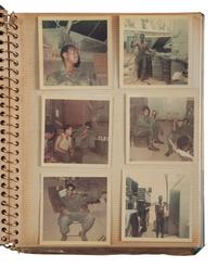 [VIETNAM]. A group of approx. 120 photographs assembled by African American soldier Vernon Clifton Battel, many taken while serving in Vietnam.