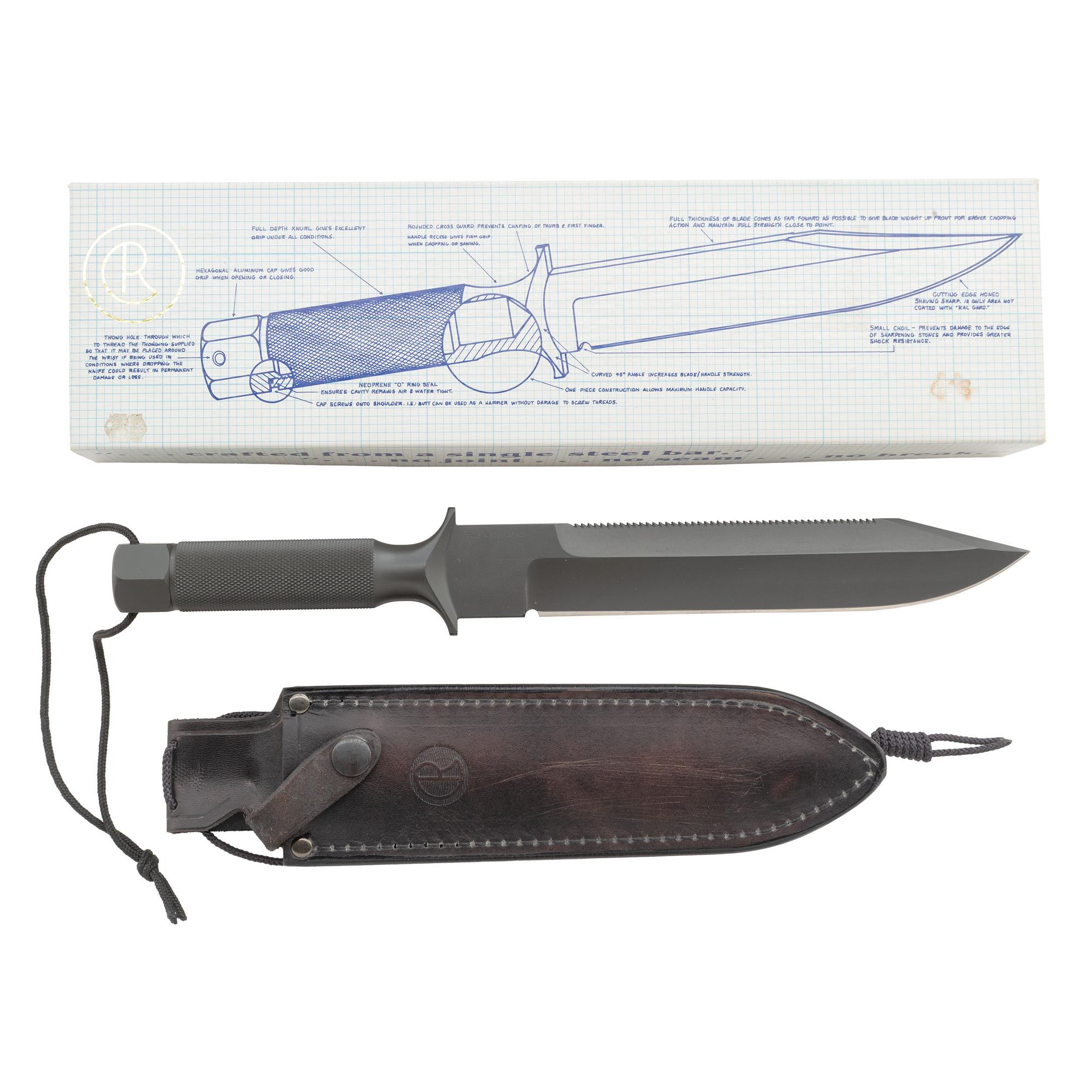 Reeve Shadow II South Africa Knife in Box with Accessories and Sheath