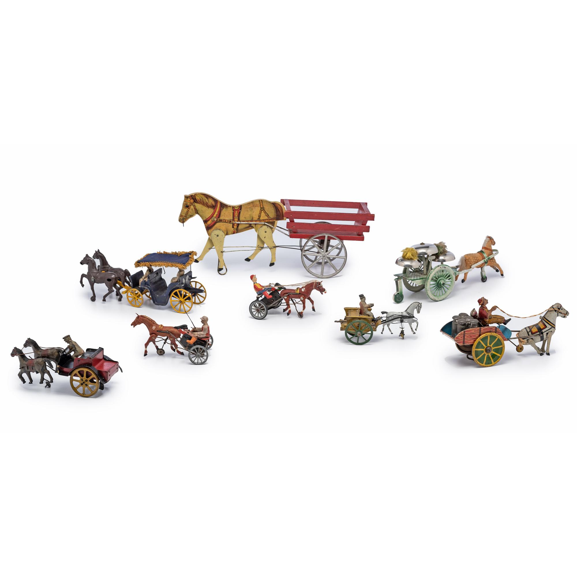 Eight Horse and Cart Toys