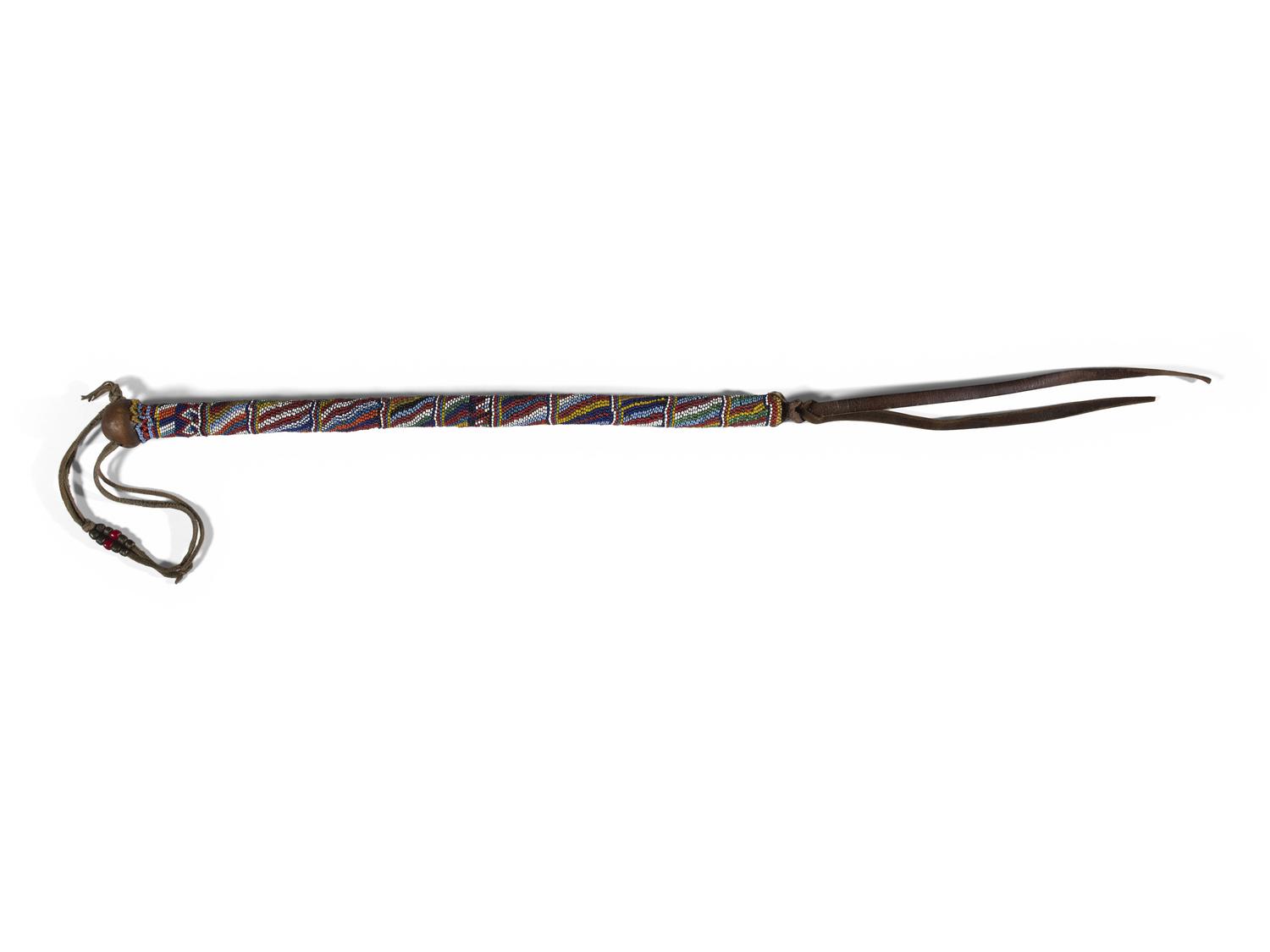 Apache Beaded Wood Quirt