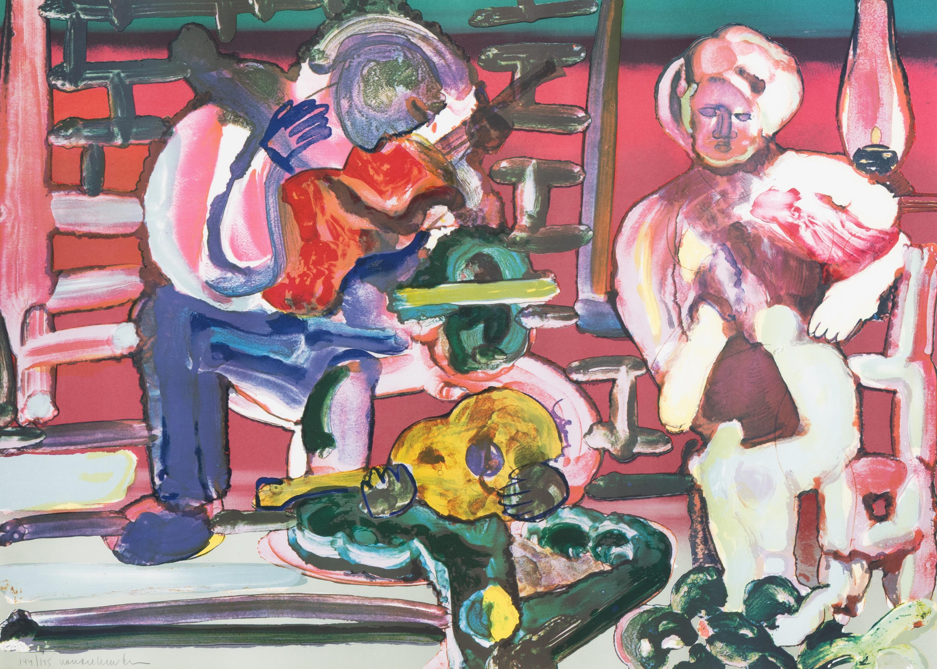Romare Bearden (American, 1911-1988) — Louisiana Serenade (from Jazz) , 1979