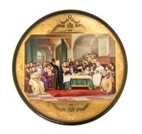 A Royal Vienna Porcelain Charger, Vaclav Brozik (1851-1901), Diameter 19 5/8 inches.