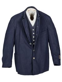[OCCUPATIONAL]. Pullman Porter uniform jacket and vest. Ca. early to mid 1900s.