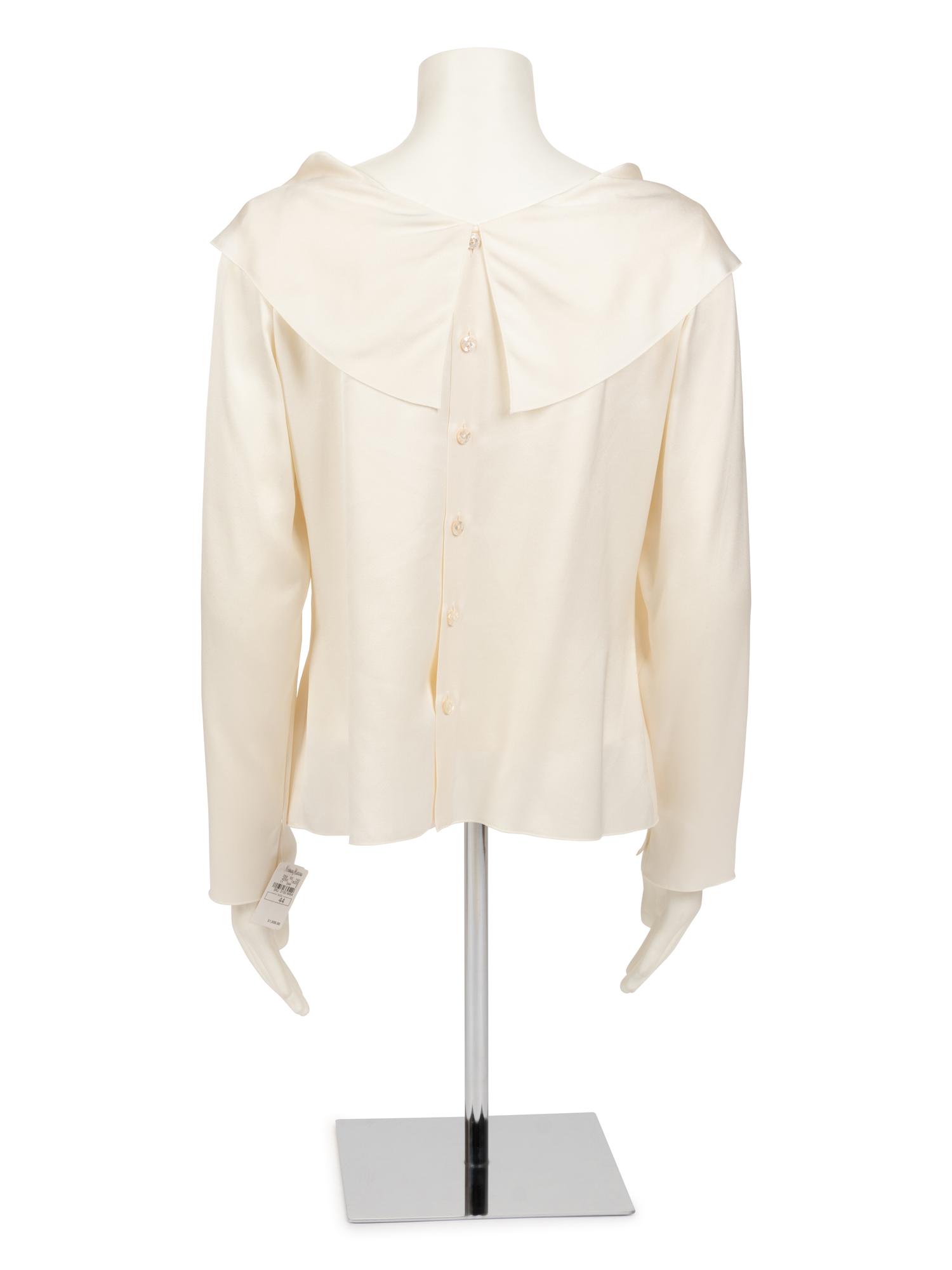 Chanel Silk Satin Blouse, Fall 2001