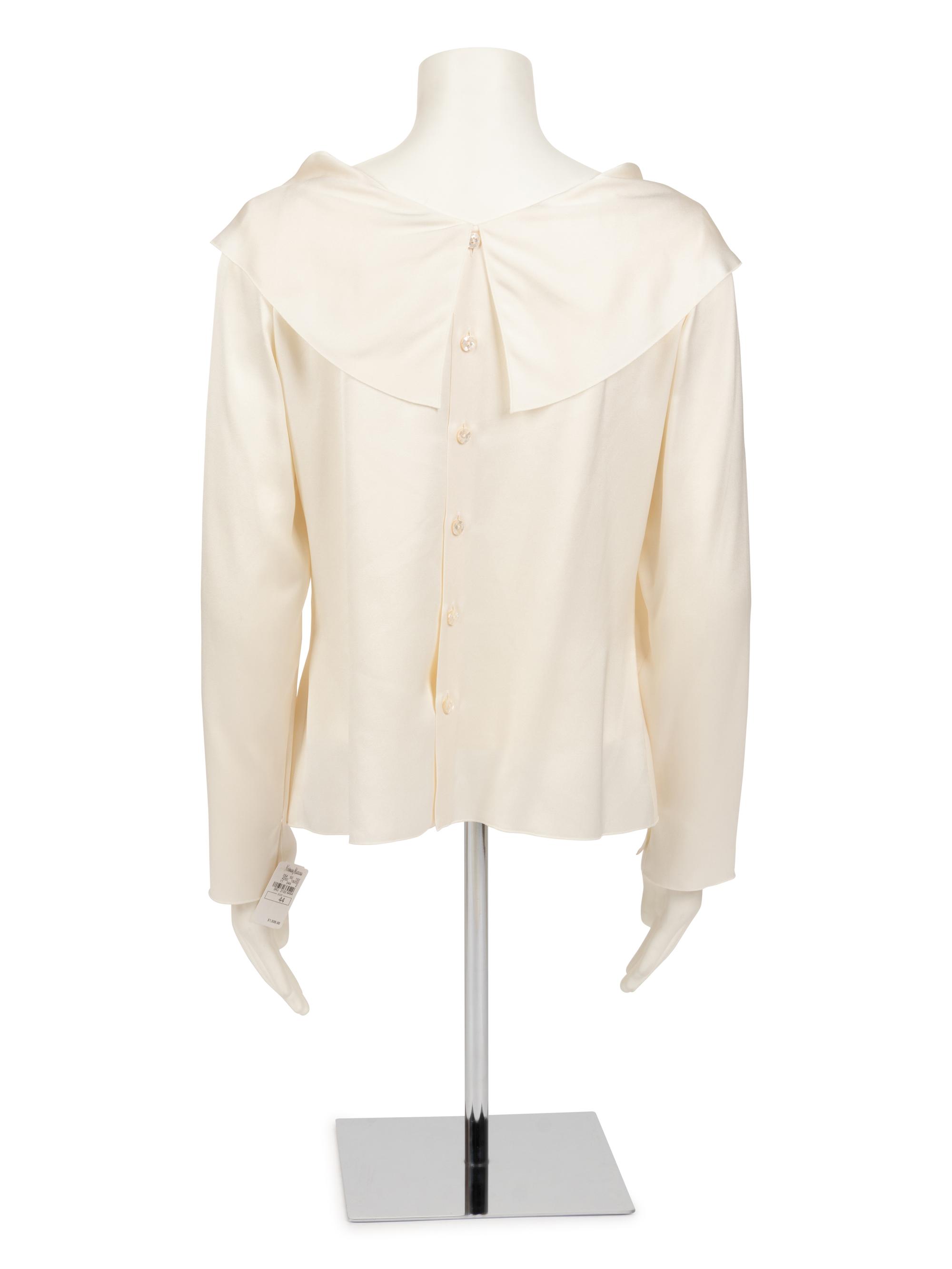 Chanel Silk Satin Blouse, Fall 2001