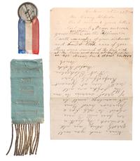[CIVIL WAR - MICHIGAN] Corporal John P. Casler (ca 1832-1922), Company G, 23rd Michigan Infantry Regiment. Archive of items related to Casler's war service and post-war career.