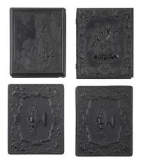 [EARLY PHOTOGRAPHY]. 25 assorted Union cases with figural and floral designs.