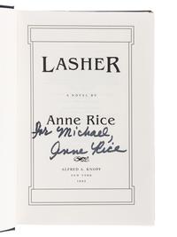 RICE, Anne (1941-2001). A group of 7 works by Rice, ALL FIRST EDITIONS, MANY SIGNED OR INSCRIBED, comprising: