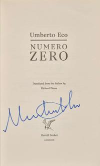 [Literature] Eco, Umberto: Group of 7 Signed Novels, Including 6 First Editions
