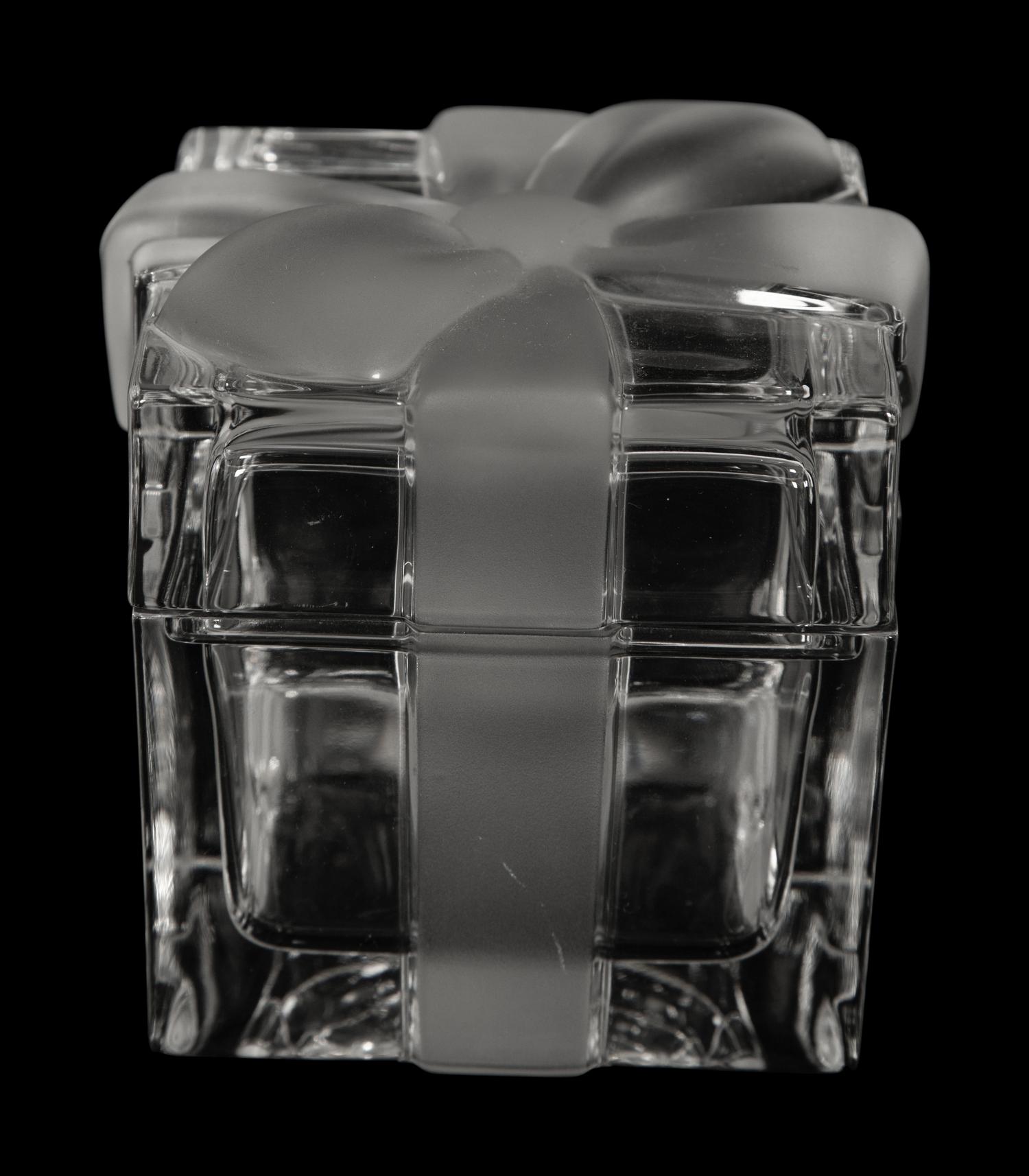 Two Tiffany & Co. Glass Table Articles