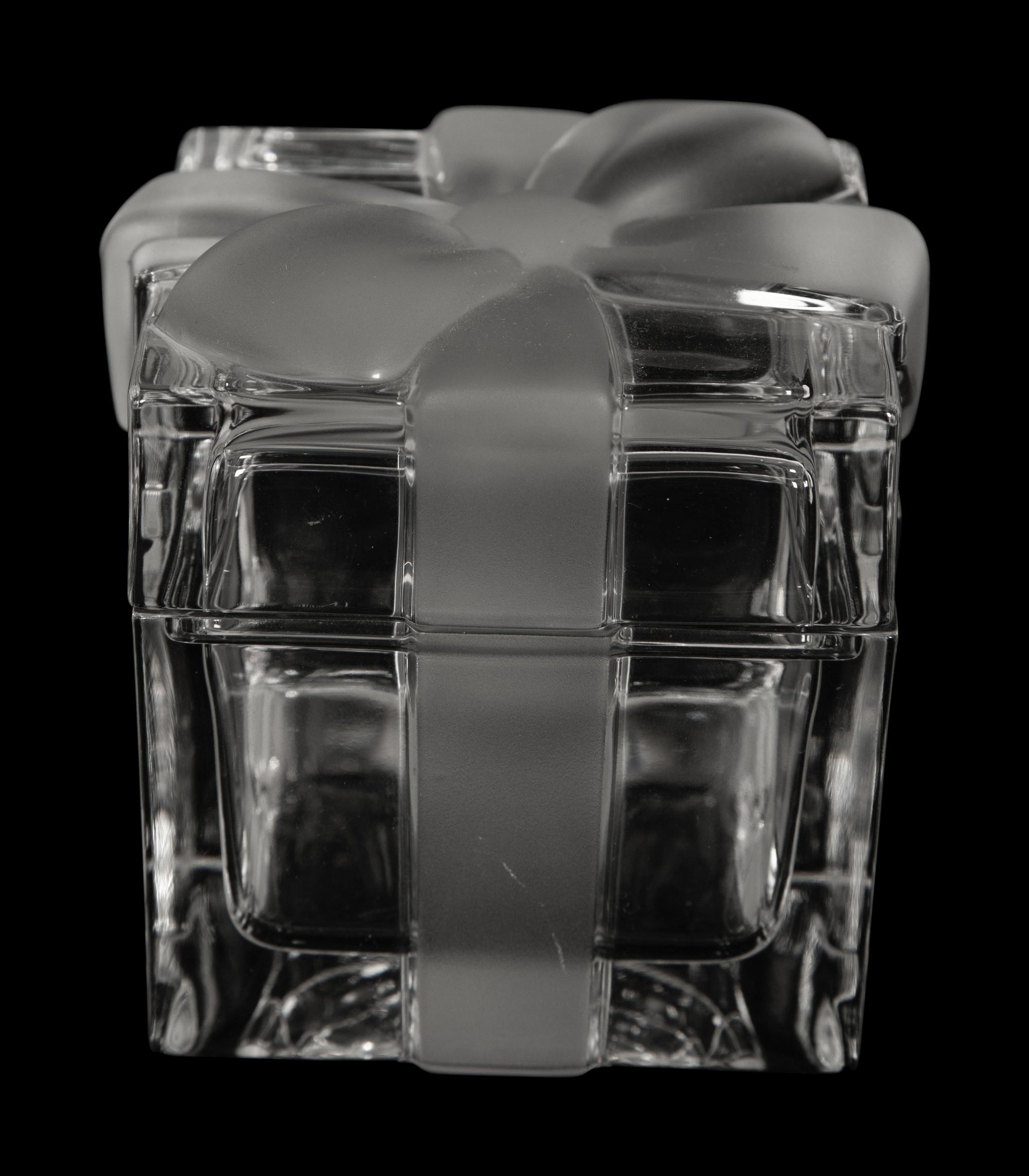 Two Tiffany & Co. Glass Table Articles