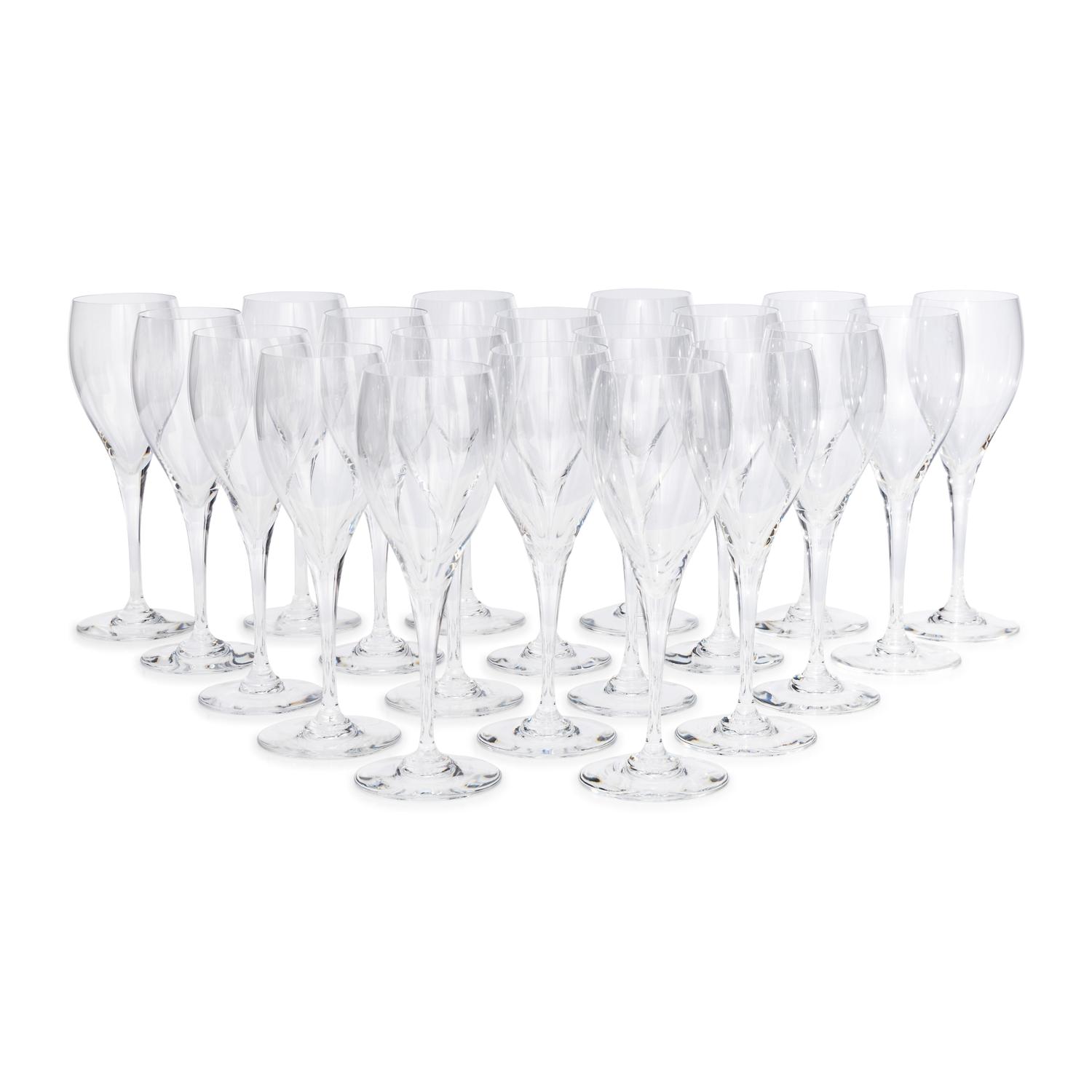 A Set of Twenty Baccarat St. Rémy Water Goblets