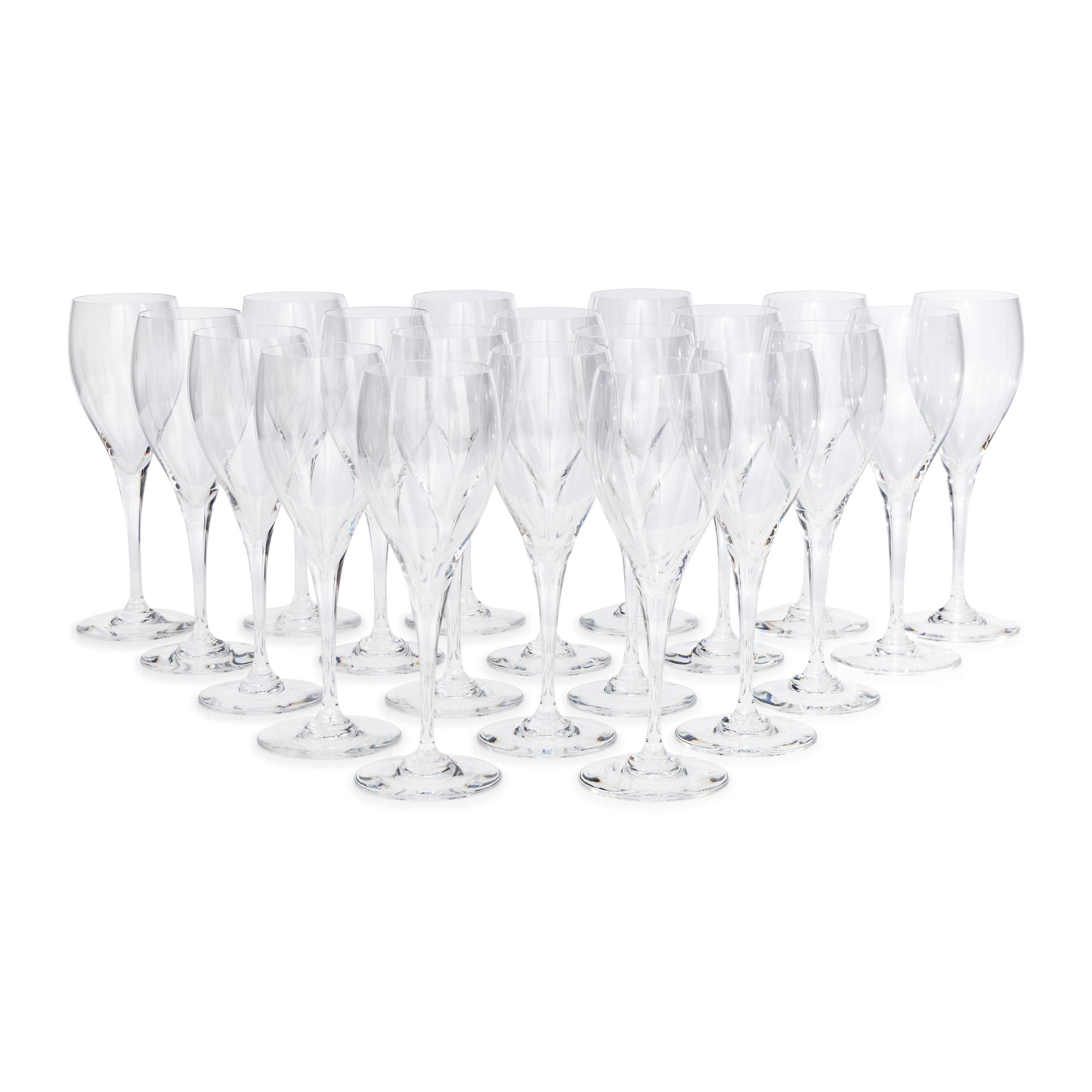 A Set of Twenty Baccarat St. Rémy Water Goblets