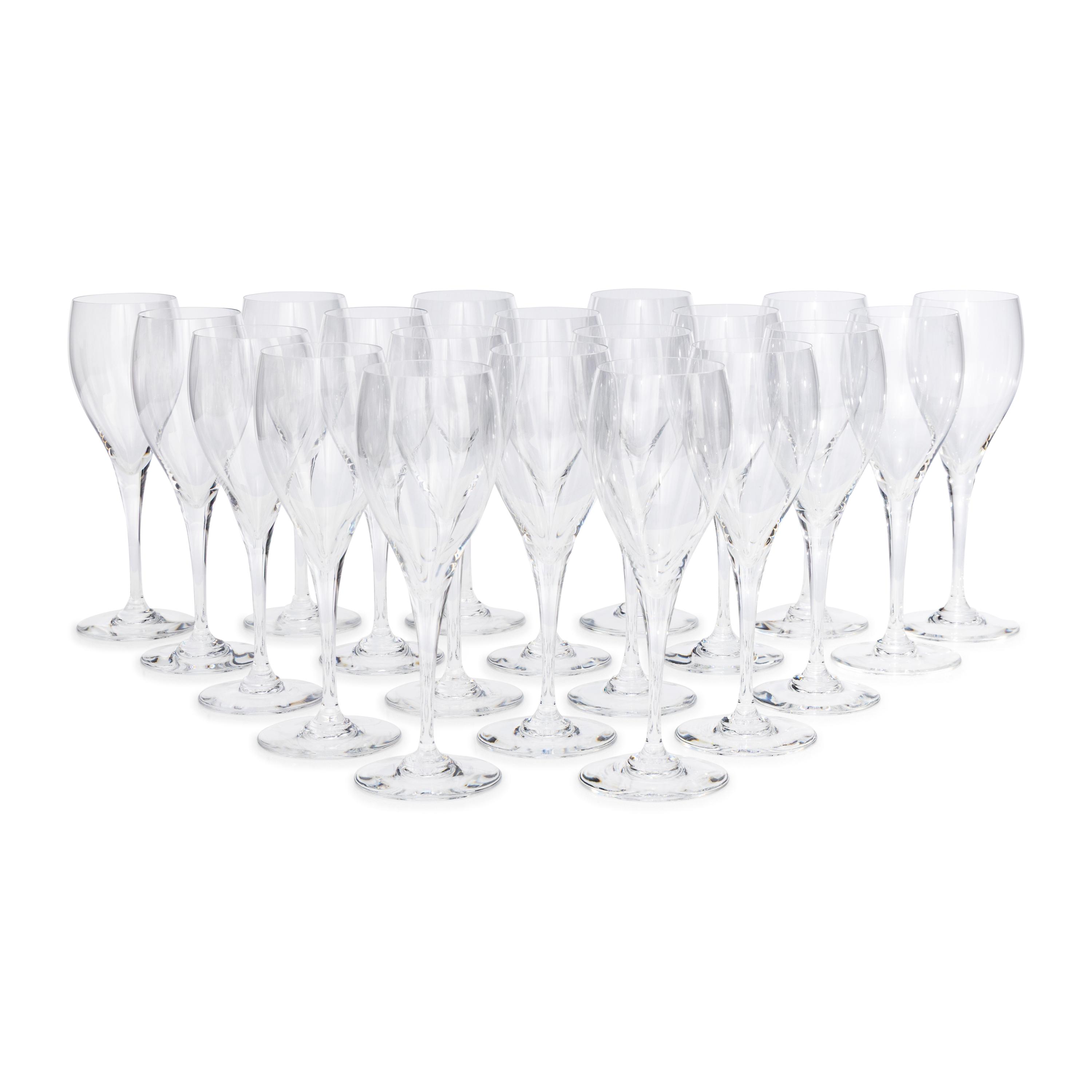A Set of Twenty Baccarat St. Rémy Water Goblets