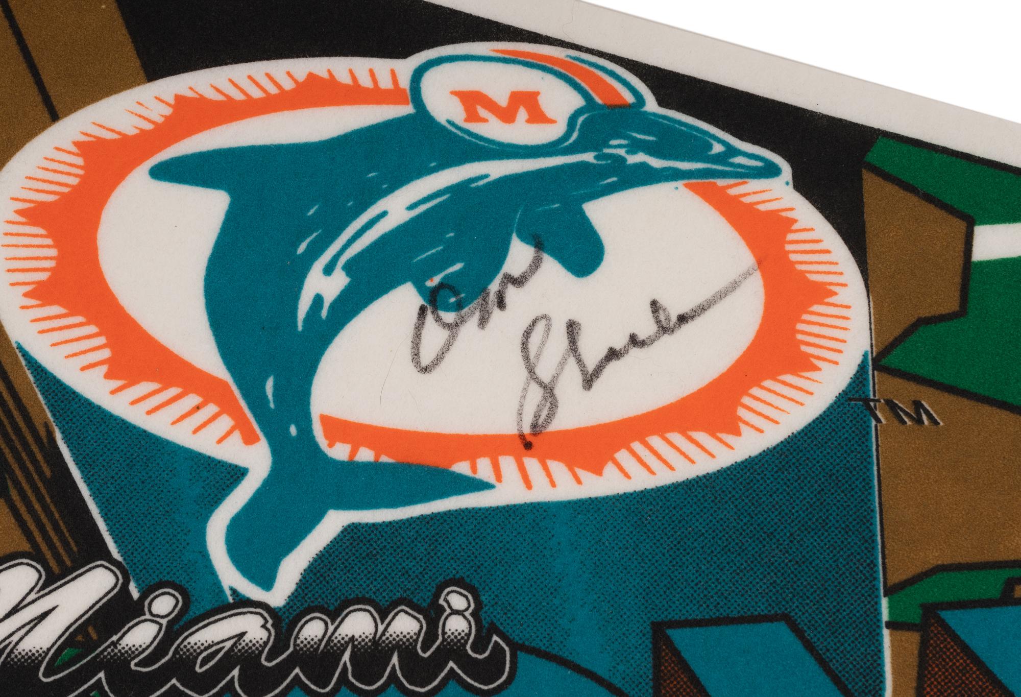 A Group of Signed Autograph Football Hall of Fame Items Including Terry Bradshaw, Dick Butkus, Gale Sayers and Don Shula (BAS Beckett Authentication Services Certified),