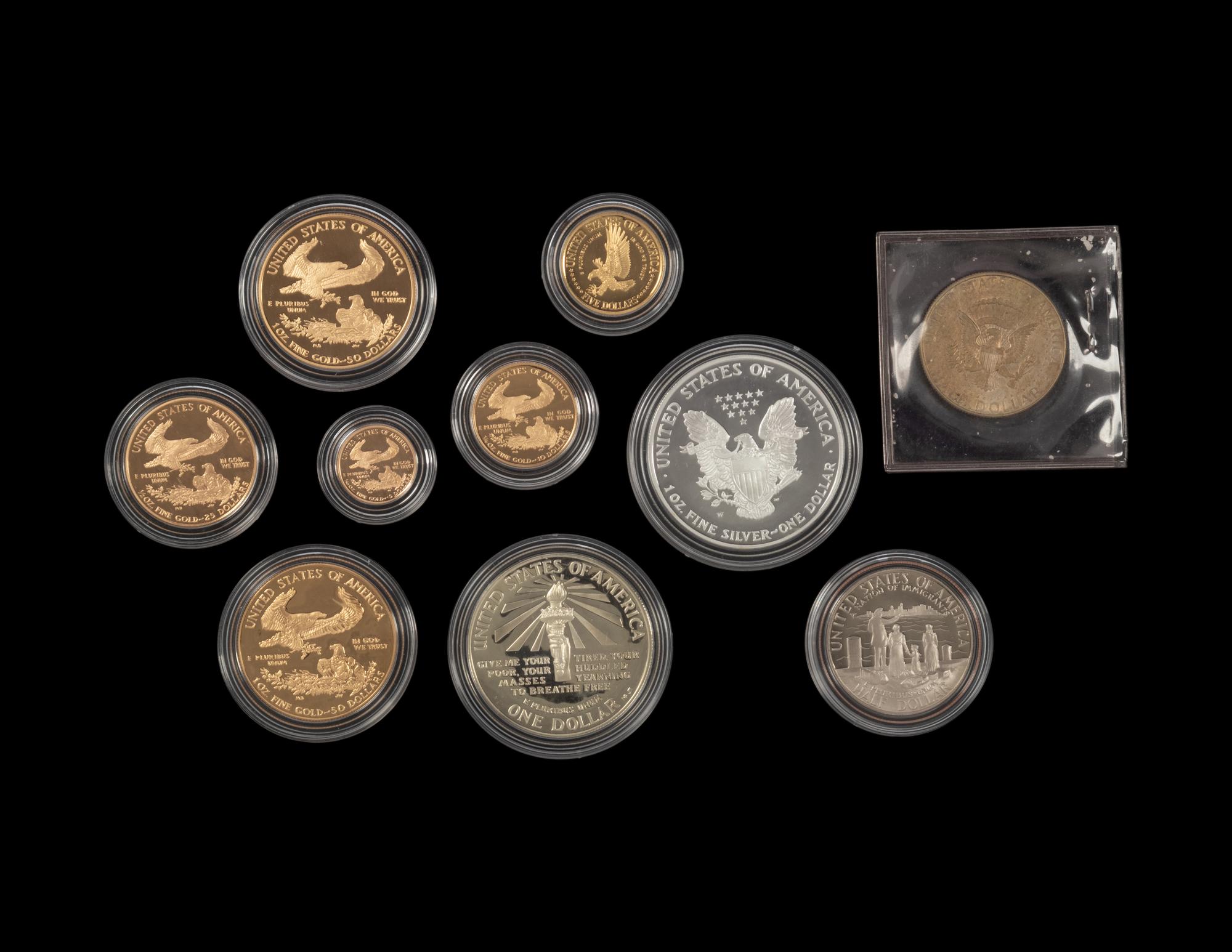 A Collection of United States Proof Coins