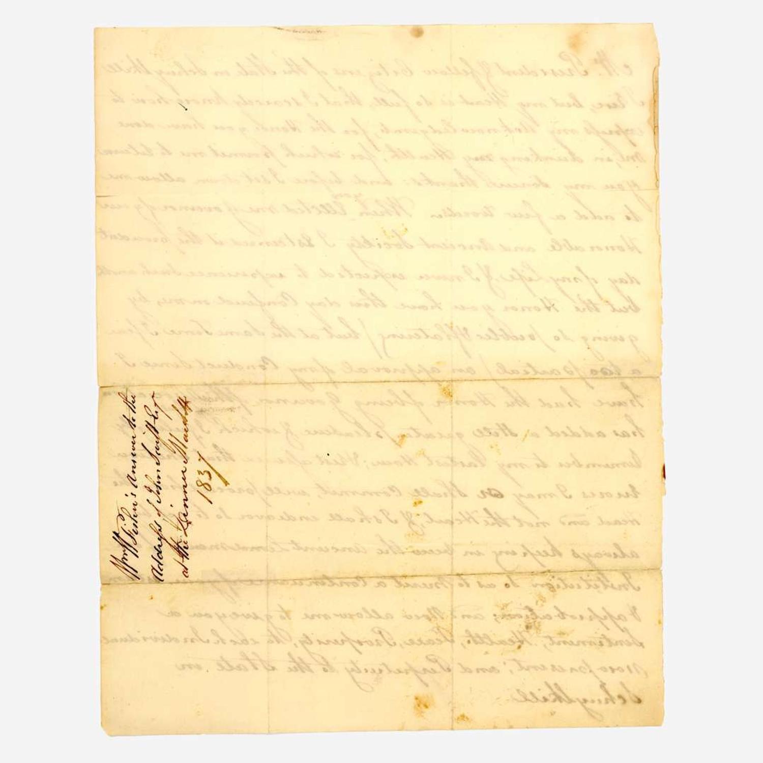 [Pennsylvania] [State in Schuylkill] Fisher, William Wharton Manuscript Speech