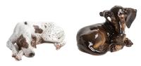 Two Rosenthal Porcelain Figures Width of wider 12 inches. — 20TH CENTURY