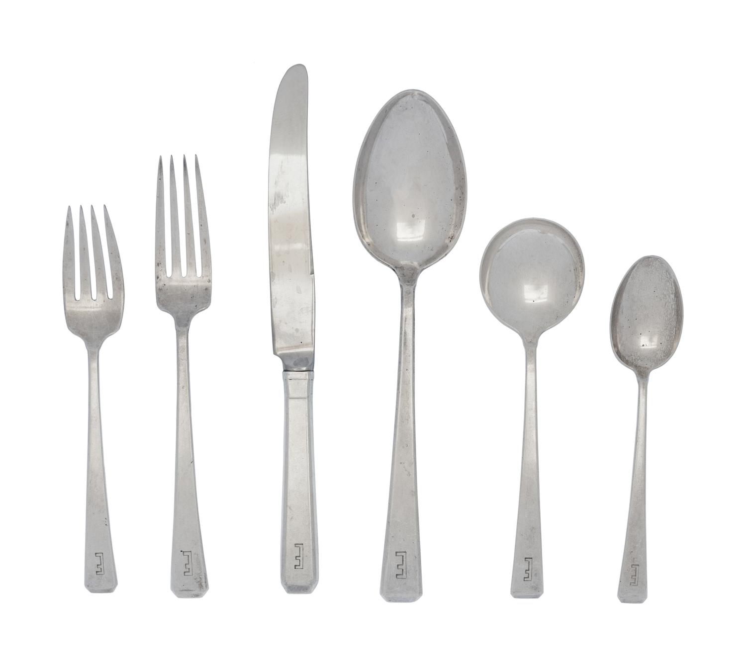 An American Silver Flatware Service