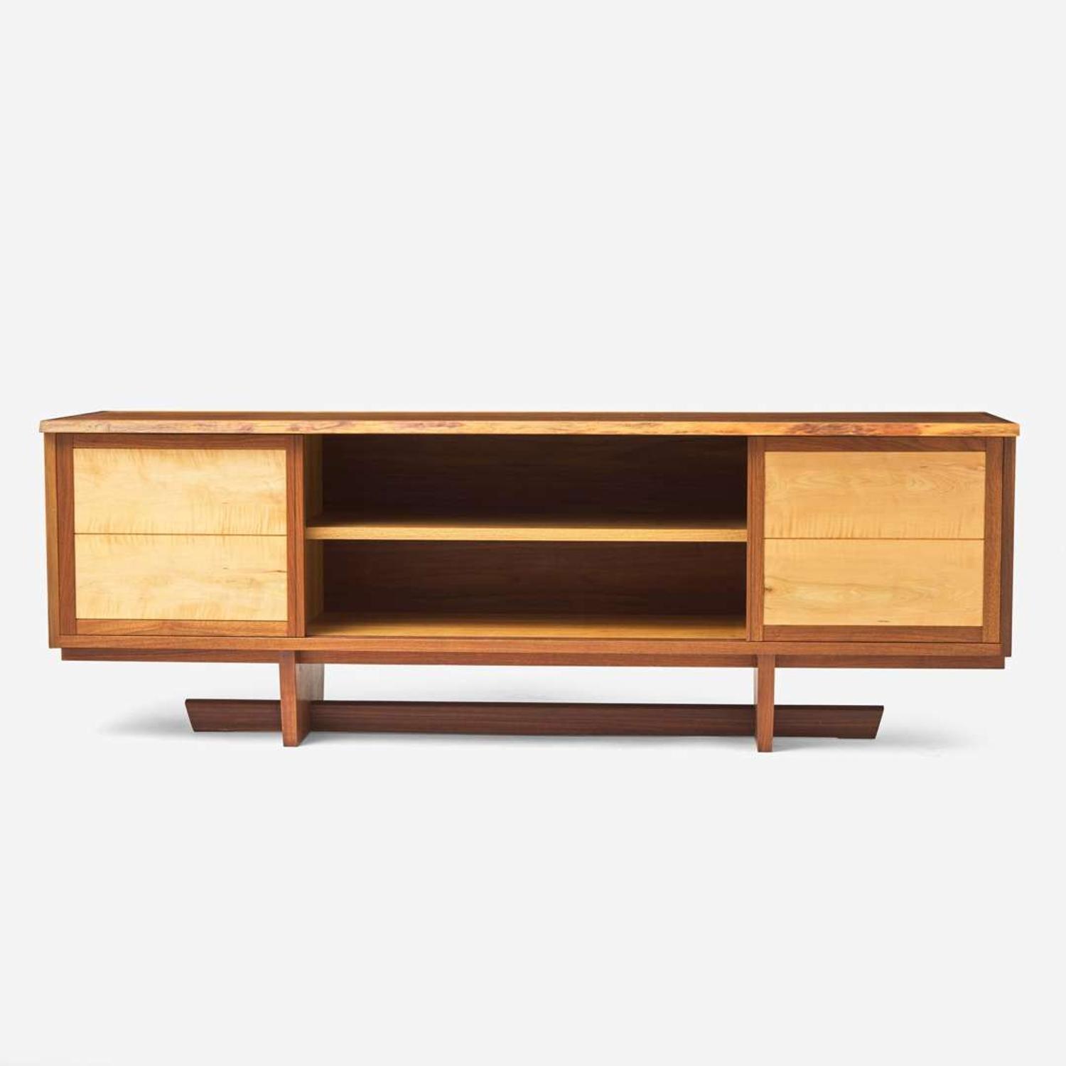 Mira Nakashima (American, b. 1942) Special "Odakyu" Style Room Divider Cabinet, George Nakashima Woodworker, New Hope, Pennsylvania, 2008