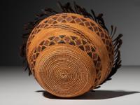 Yokut Polychrome Bottleneck Basket